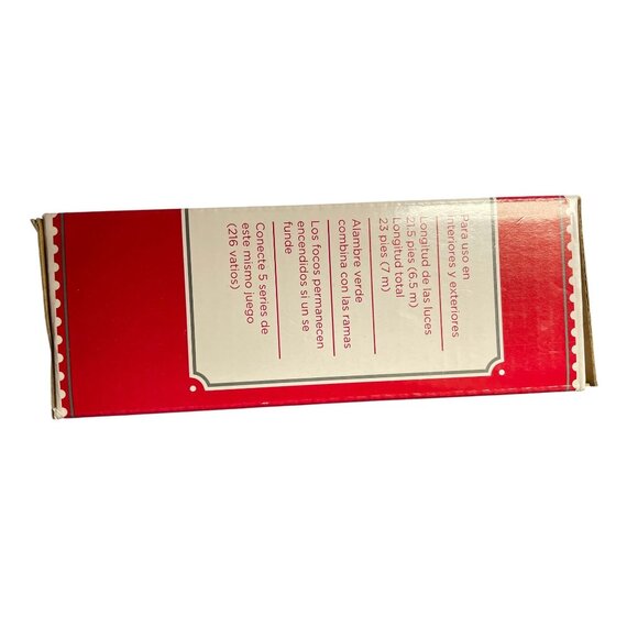 Holiday Time 100 Clear Mini Lights 23 Ft Green Wire UL Certified Indoor/Outdoor - Picture 5 of 5